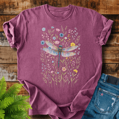 Dragonfly Wildflowers T-shirt
