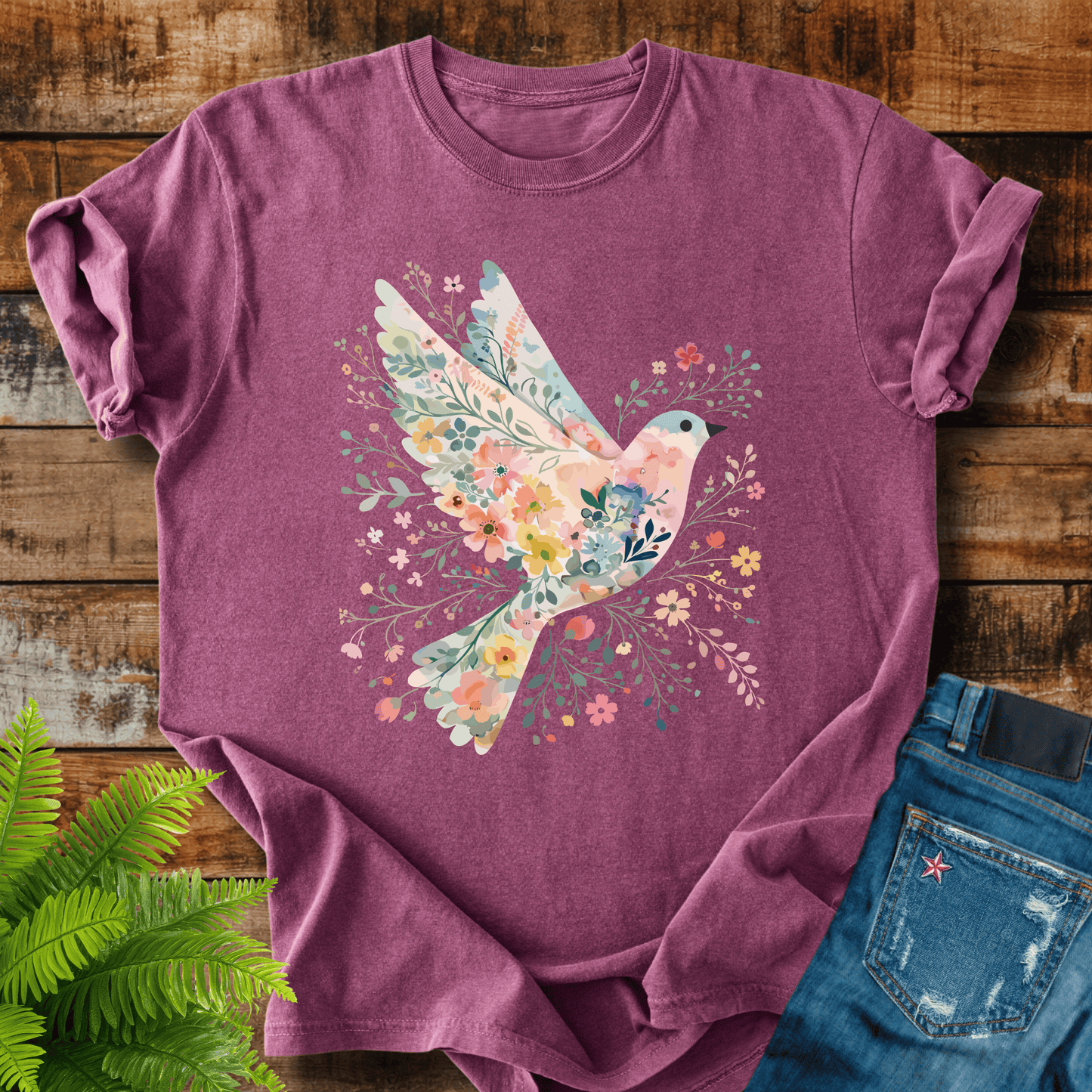 Floral Bird T-shirt