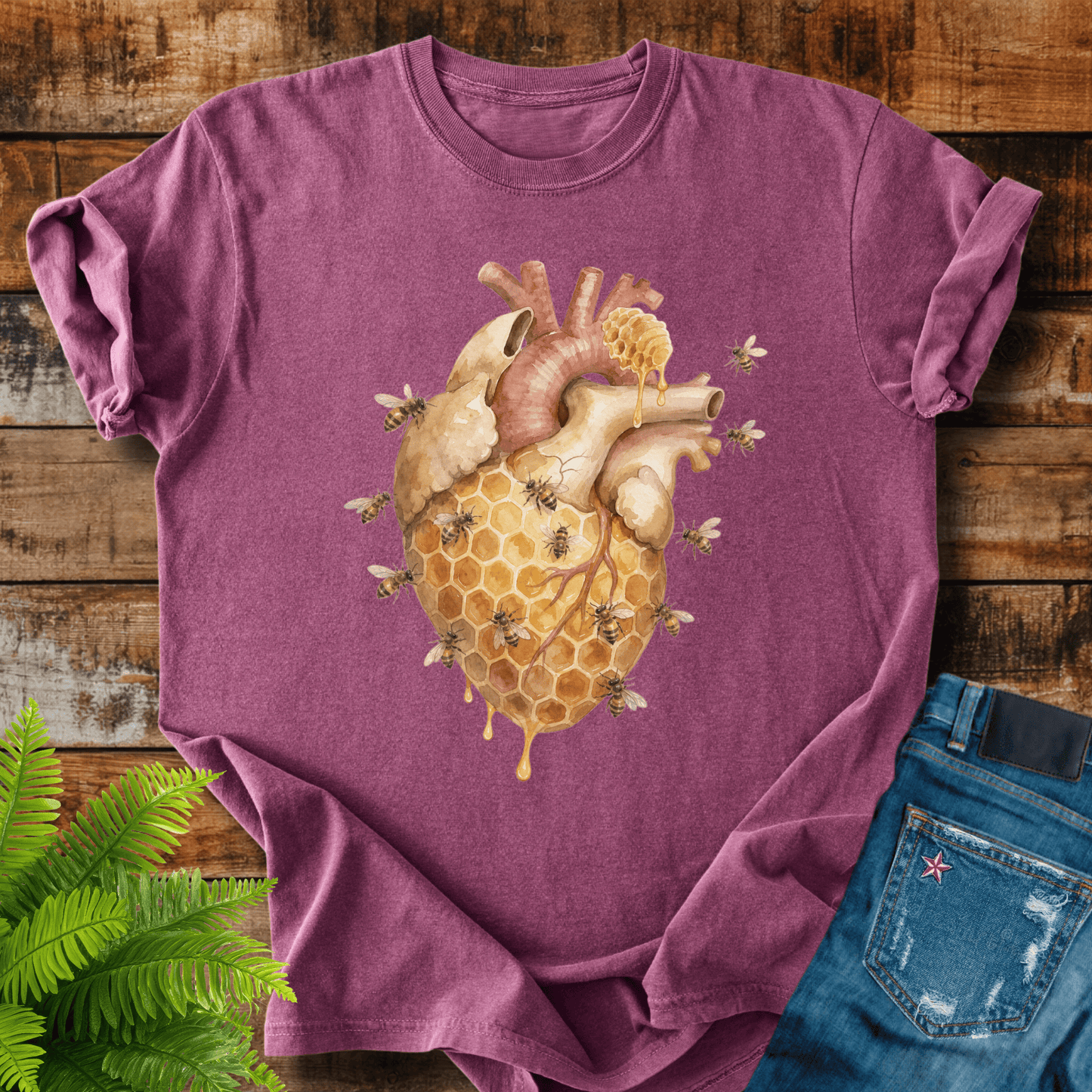 Honeycomb Heart T-shirt