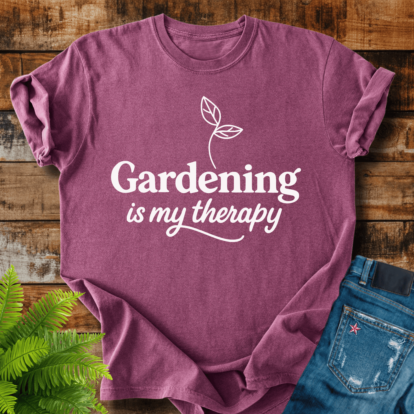 Gardening Therapy T-shirt