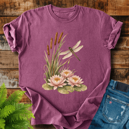 Dragonfly Lilies T-shirt