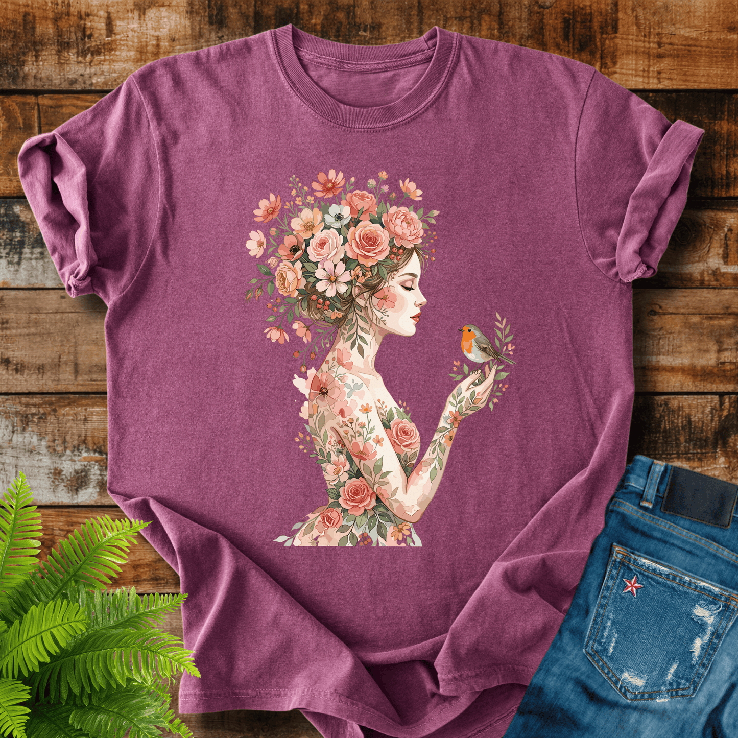 Floral Woman T-shirt
