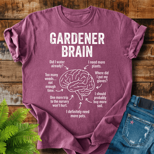 Gardener Brain T-shirt