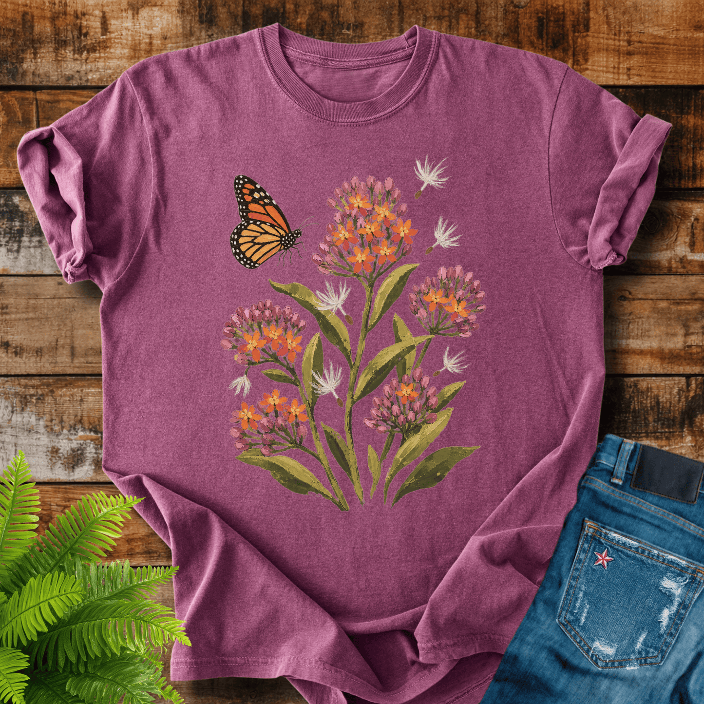 Monarch Wildflowers T-shirt