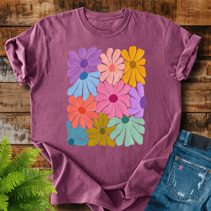 Colorful Daisy Bouquet T-shirt