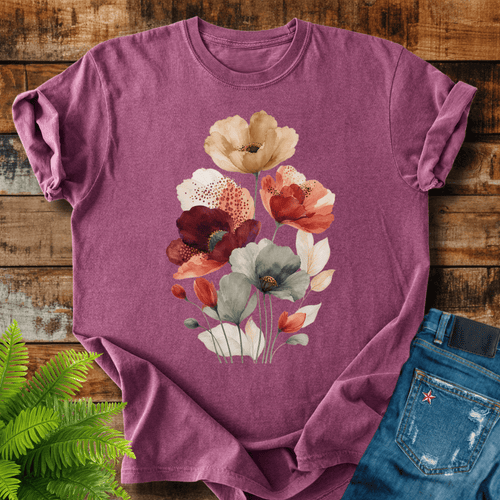 Watercolor Poppies T-shirt
