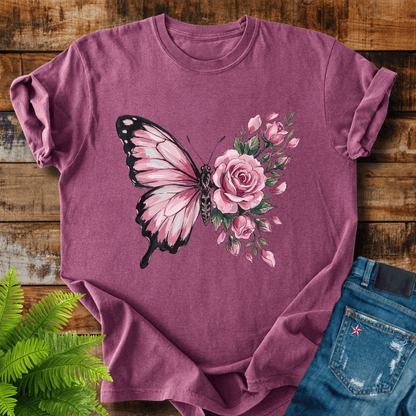 Butterfly Rose T-shirt