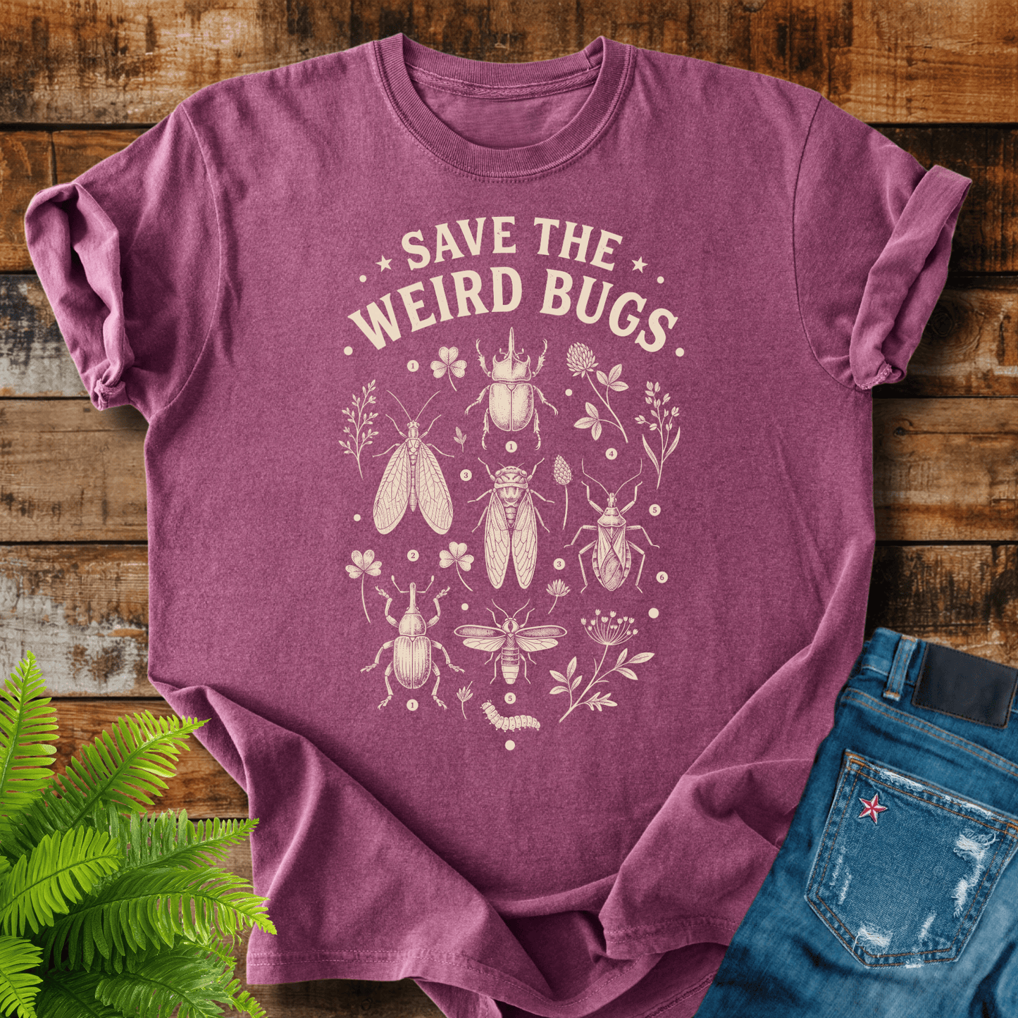 Save Weird Bugs T-shirt