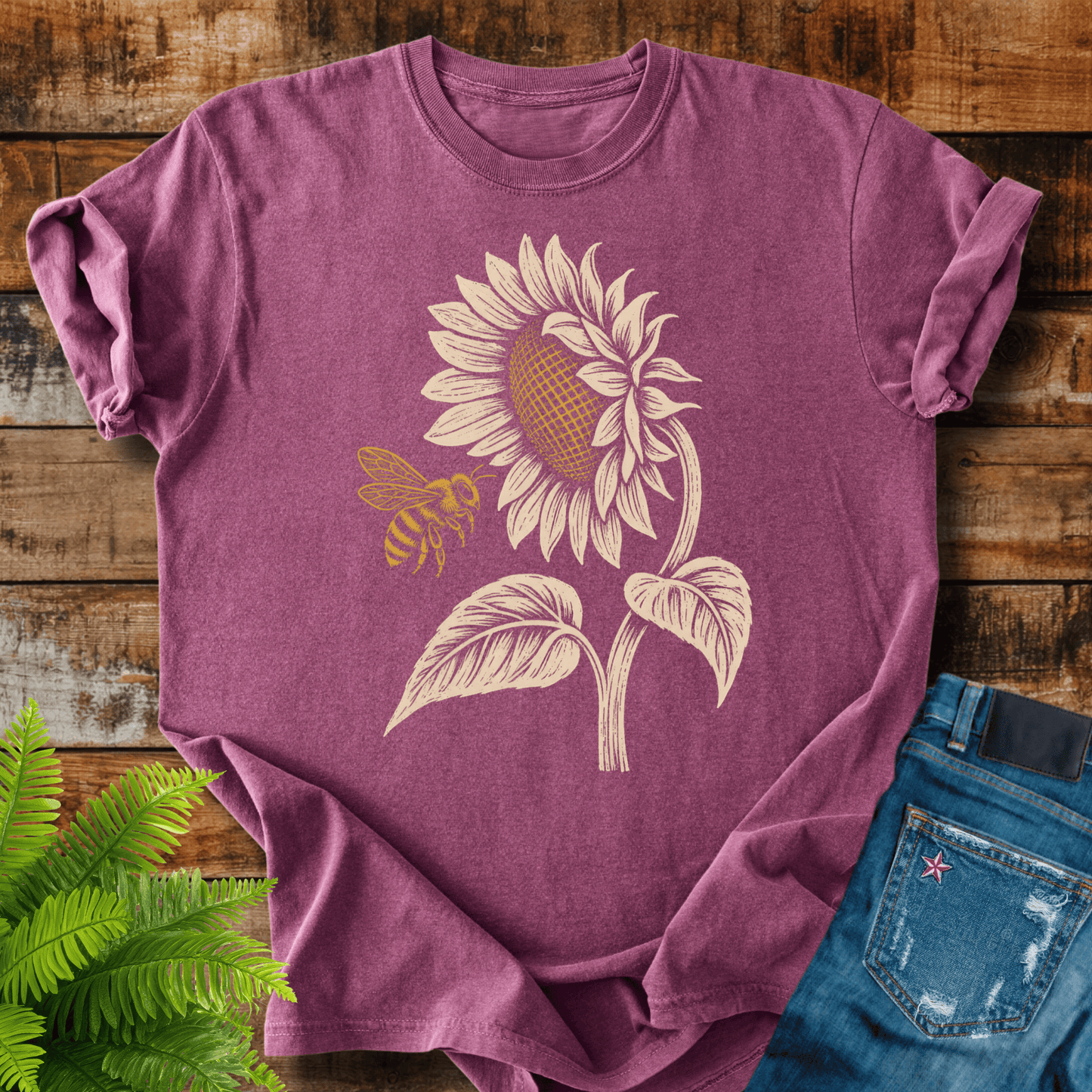 Sunflower Bee T-shirt