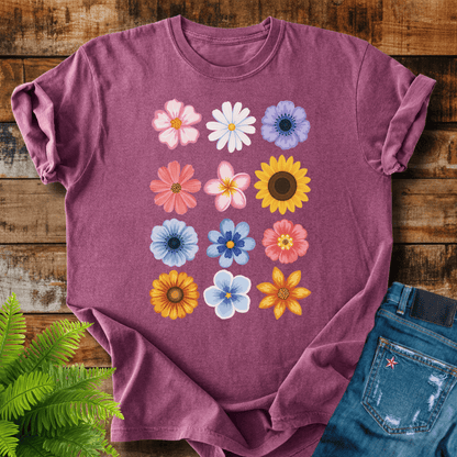 Colorful Flowers T-shirt