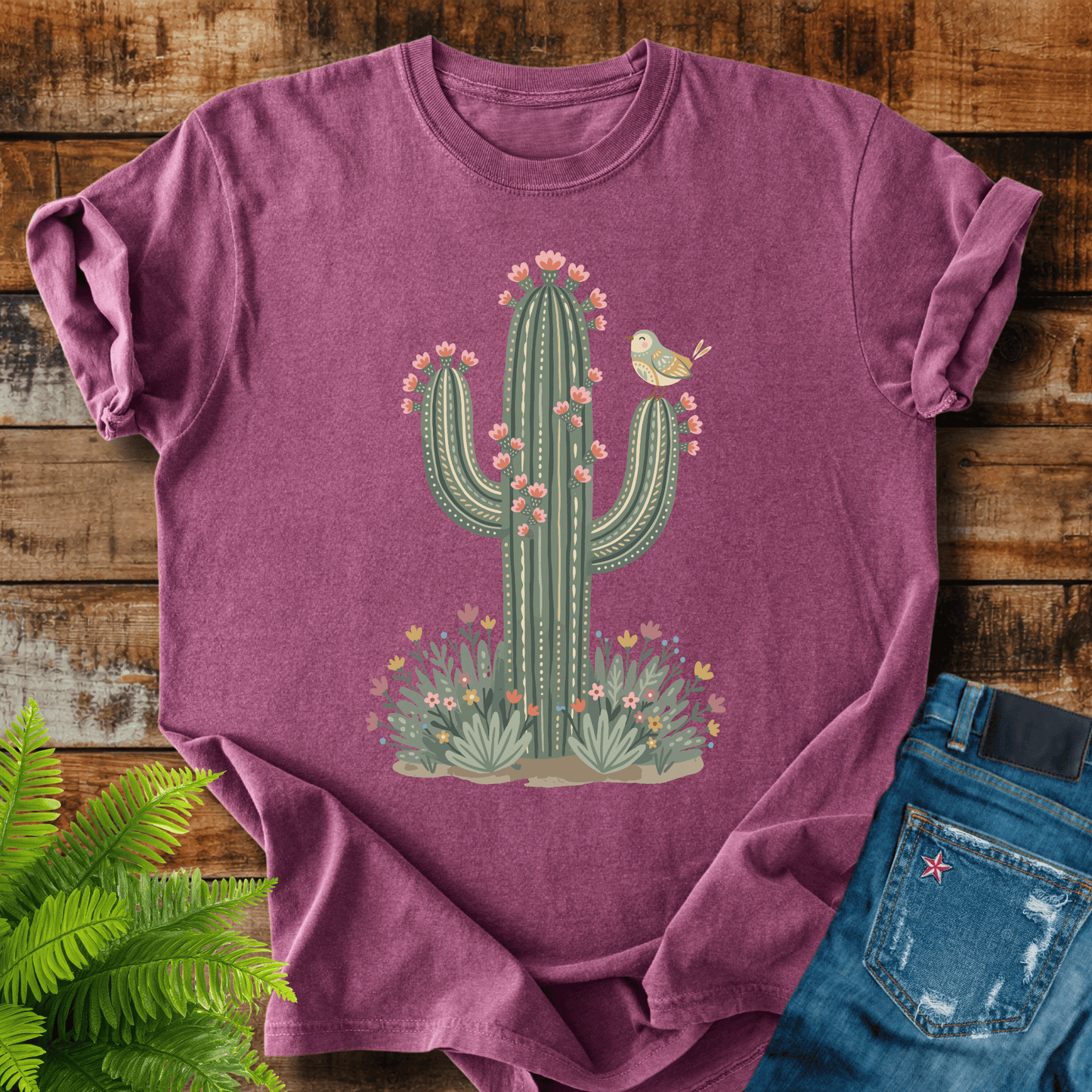 Cactus Bird T-shirt