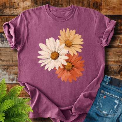 Vintage Daisy Trio T-shirt