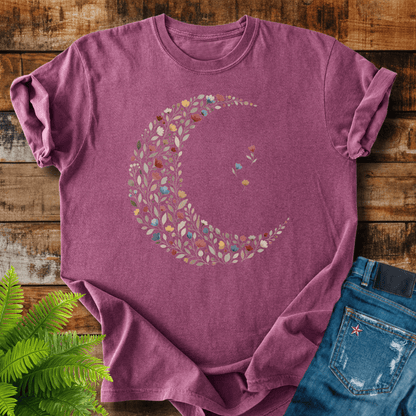 Floral Crescent T-shirt