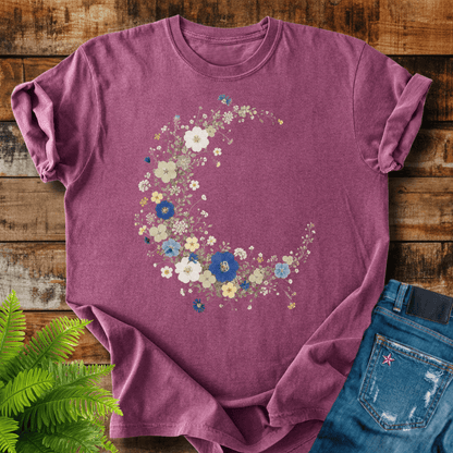 Floral Crescent T-shirt