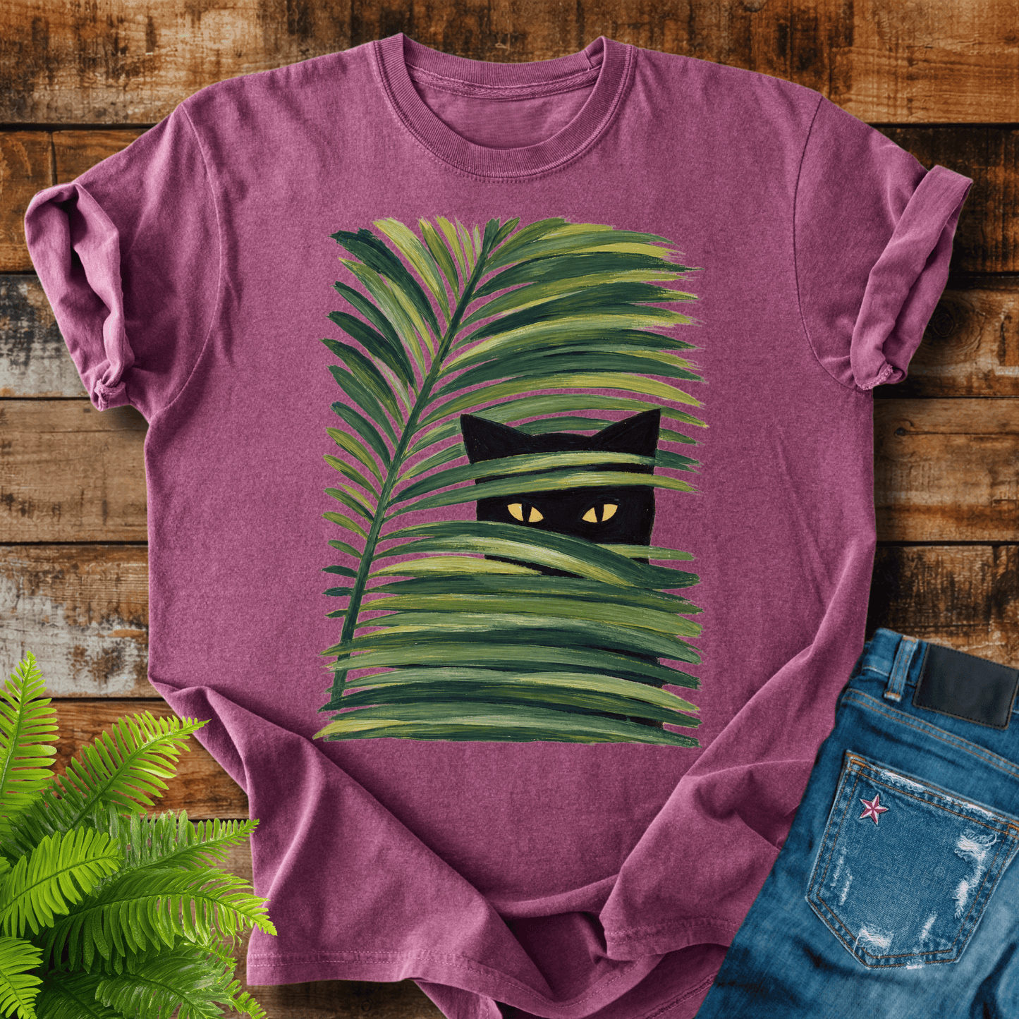 Peeking Cat T-shirt