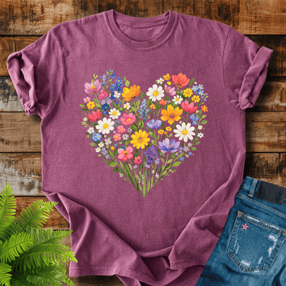 Wildflower Heart T-shirt