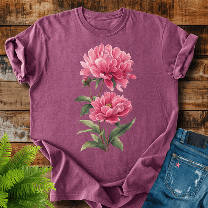 Pink Peonies T-shirt