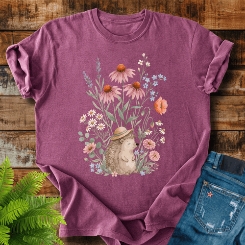 Floral Hedgehog T-shirt