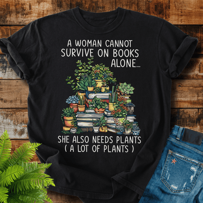 Books And Plants T-shirt
