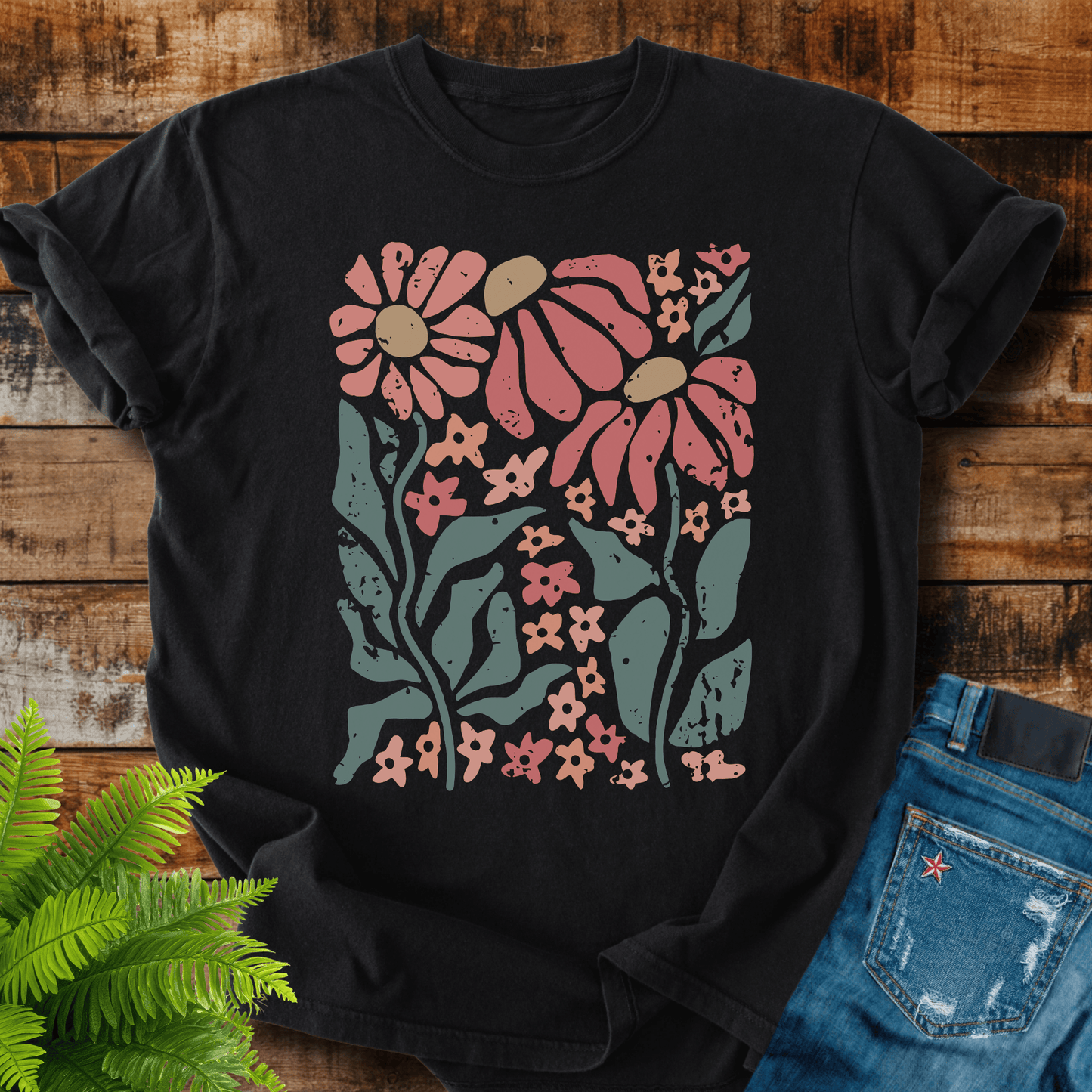 Retro Floral T-shirt