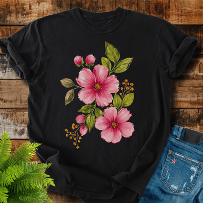 Pink Floral T-shirt