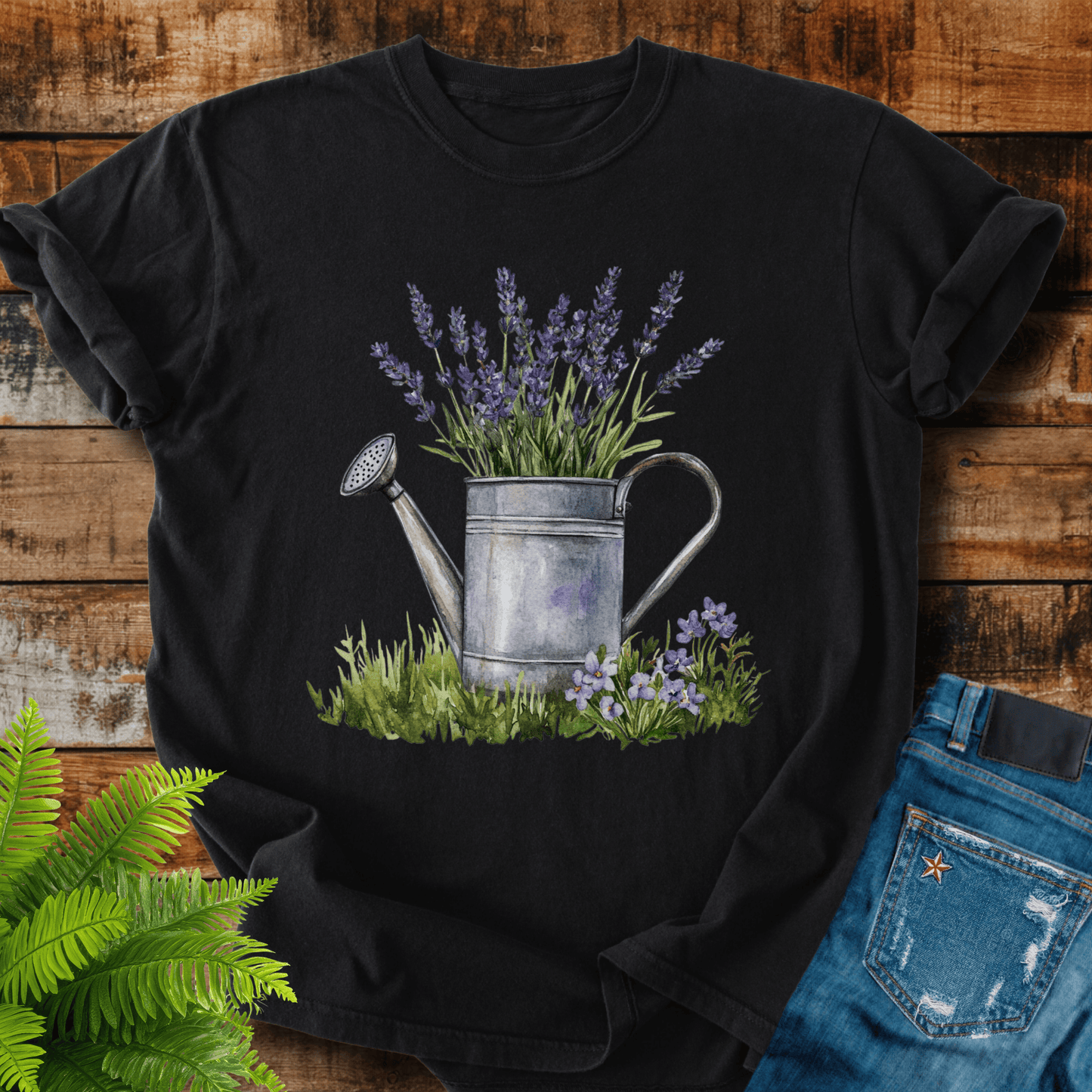 Lavender Watering Can T-shirt