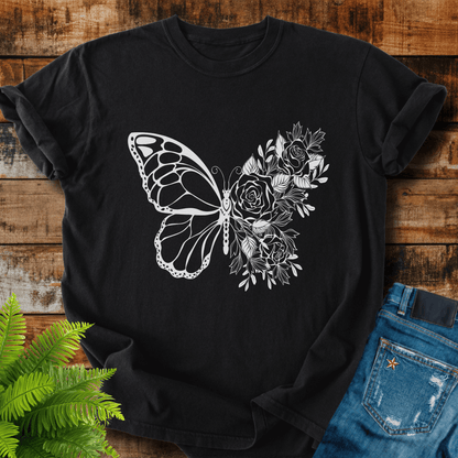 Butterfly Roses T-shirt