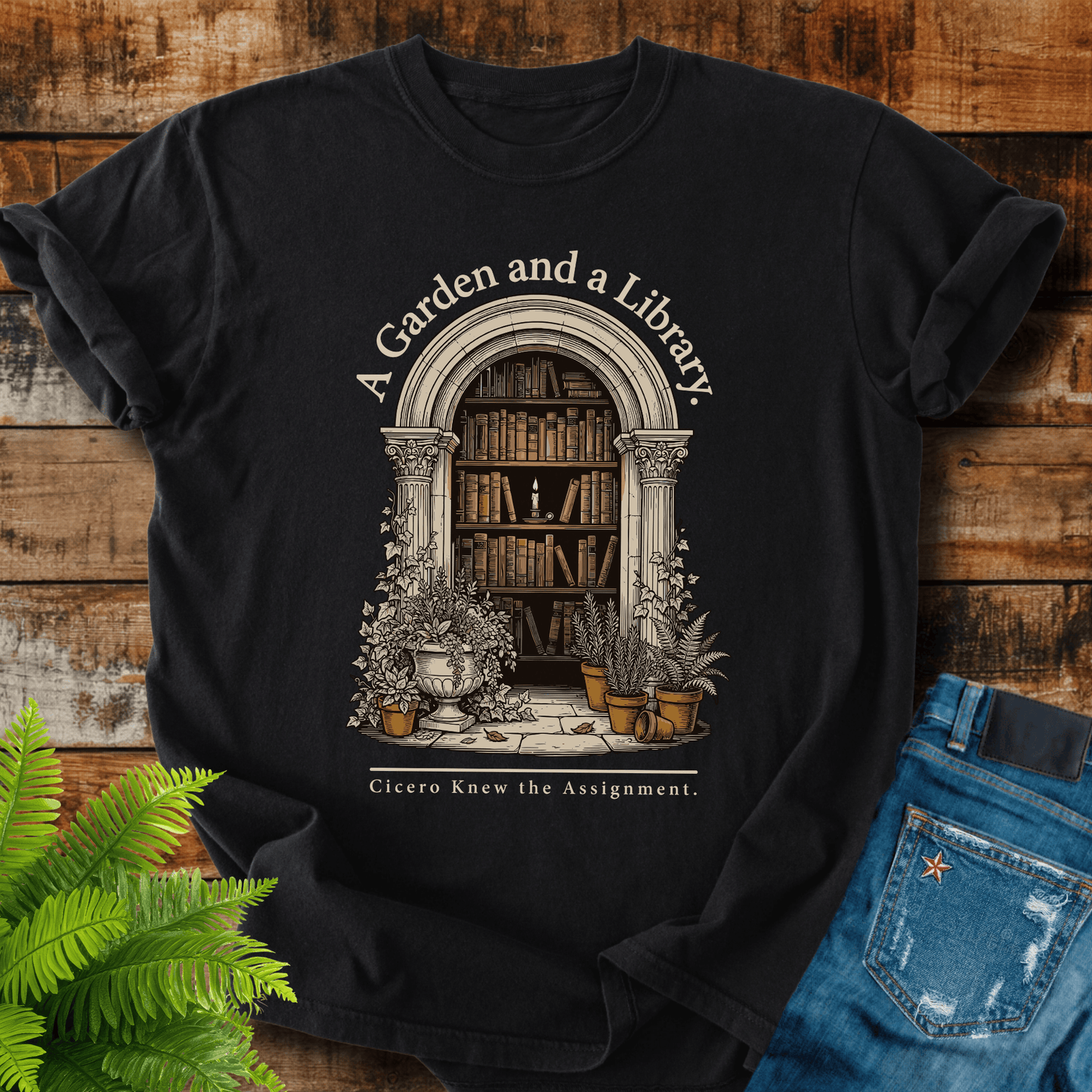 Garden Library T-shirt