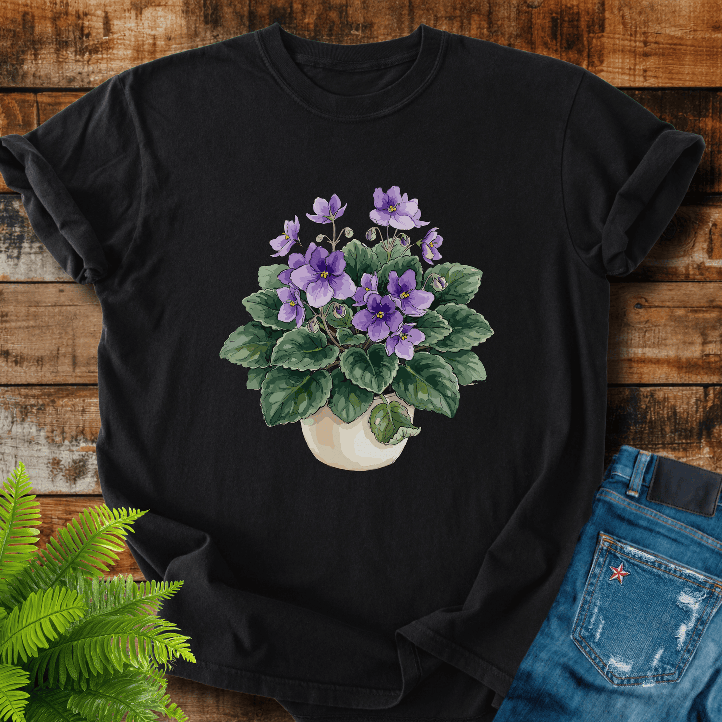 Purple Violets T-shirt