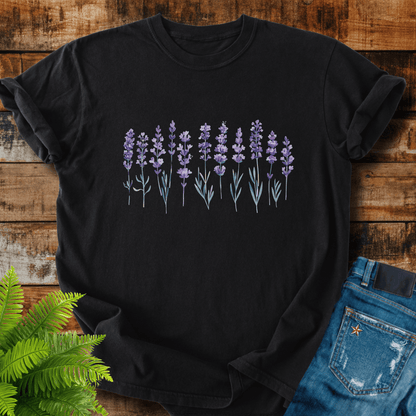 Lavender Flowers T-shirt