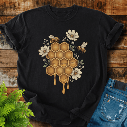 Honeycomb Bees T-shirt