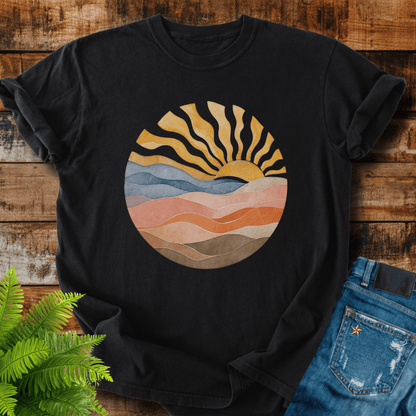 Abstract Sunrise T-shirt