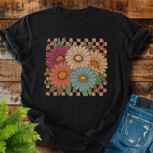 Retro Floral Bouquet T-shirt