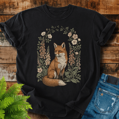 Floral Fox T-shirt