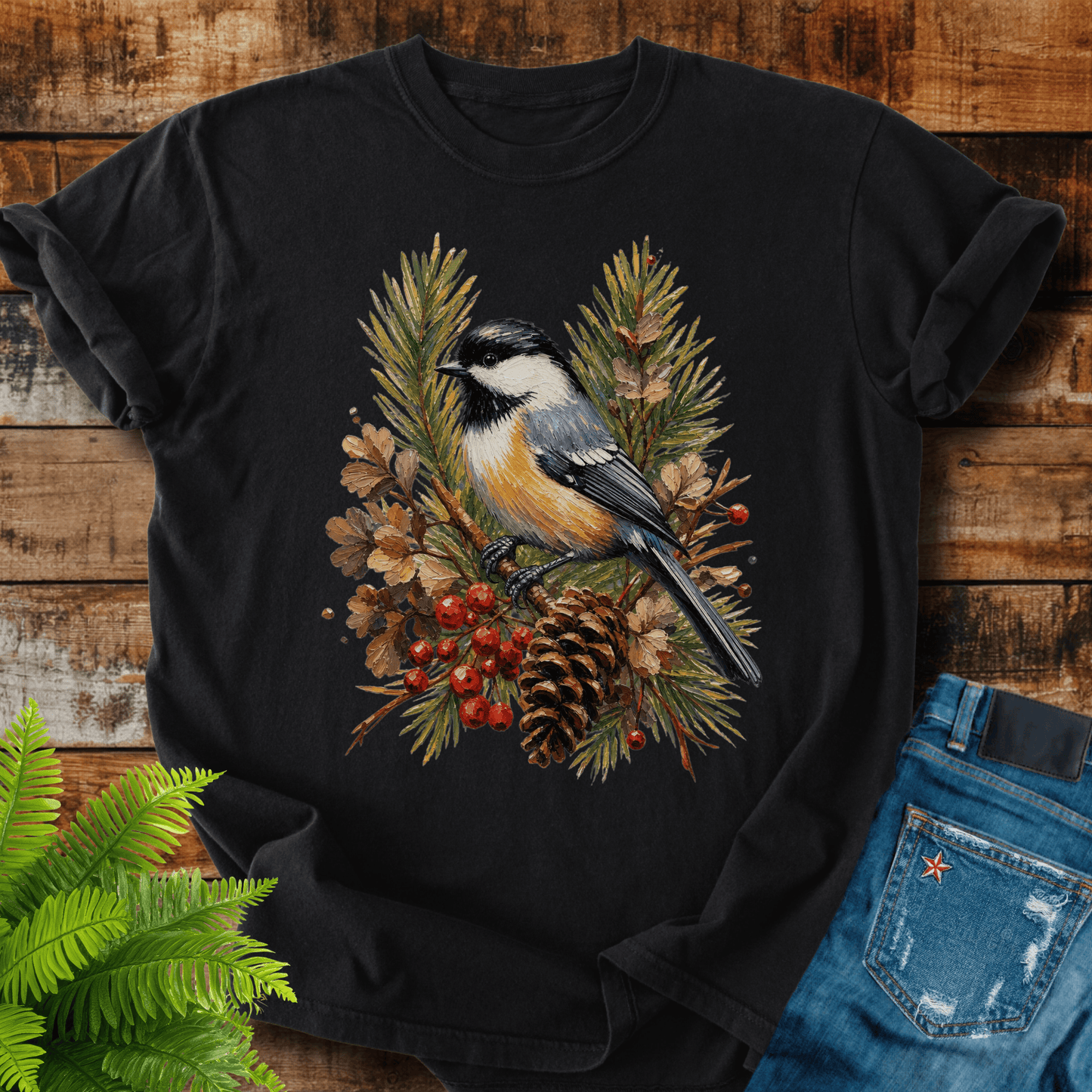 Winter Chickadee T-shirt
