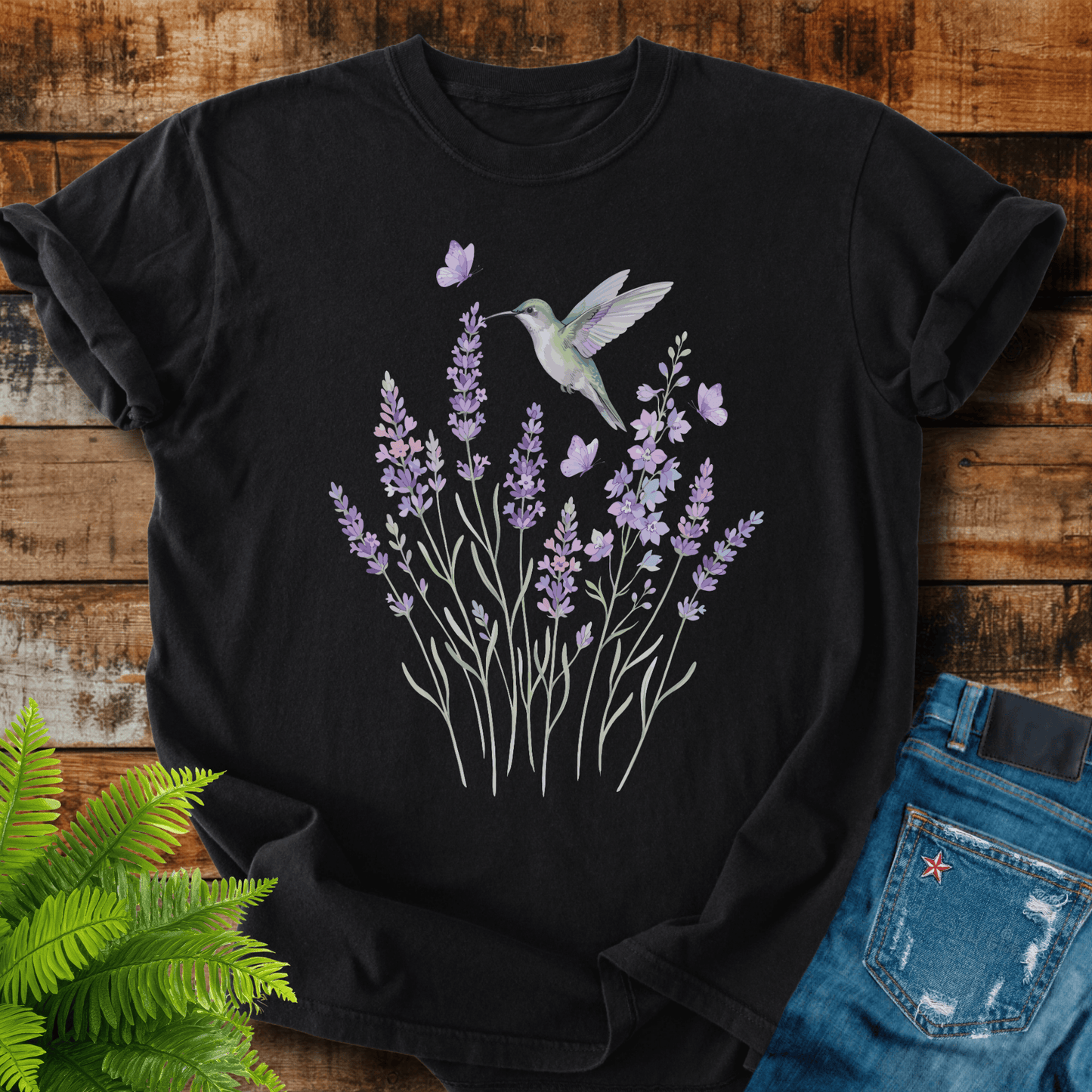 Hummingbird Lavender T-shirt
