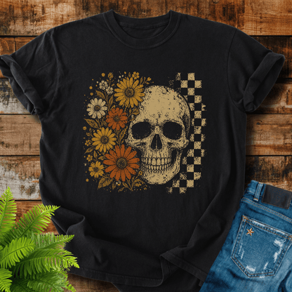Floral Skull T-shirt
