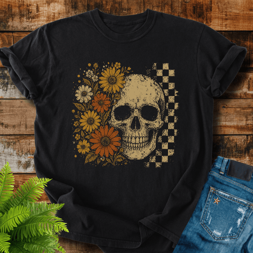 Floral Skull T-shirt