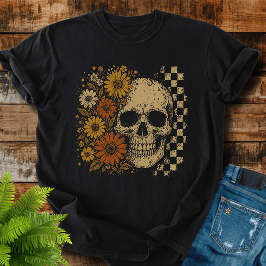 Floral Skull T-shirt