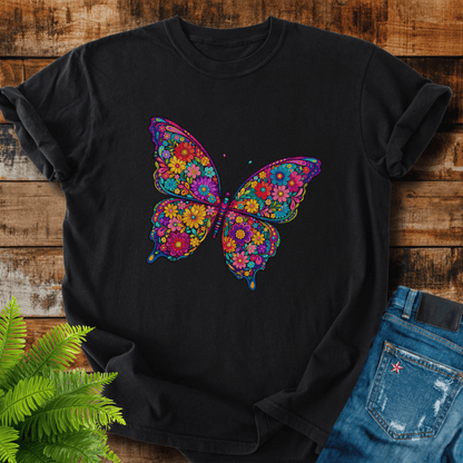 Floral Butterfly T-shirt