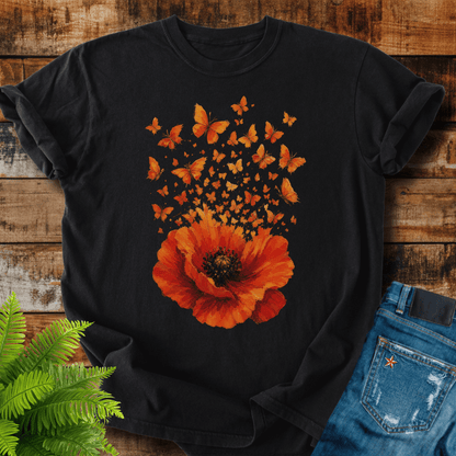 Poppy Butterflies T-shirt