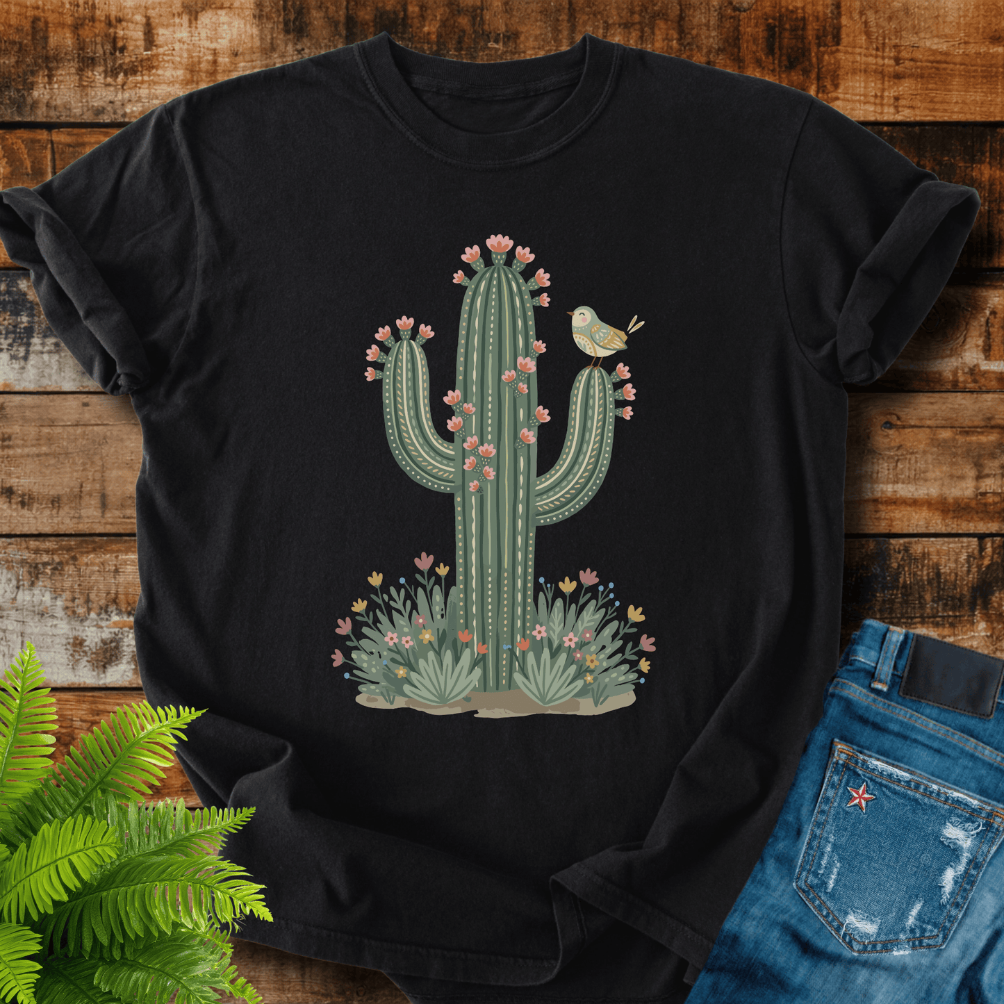Cactus Bird T-shirt