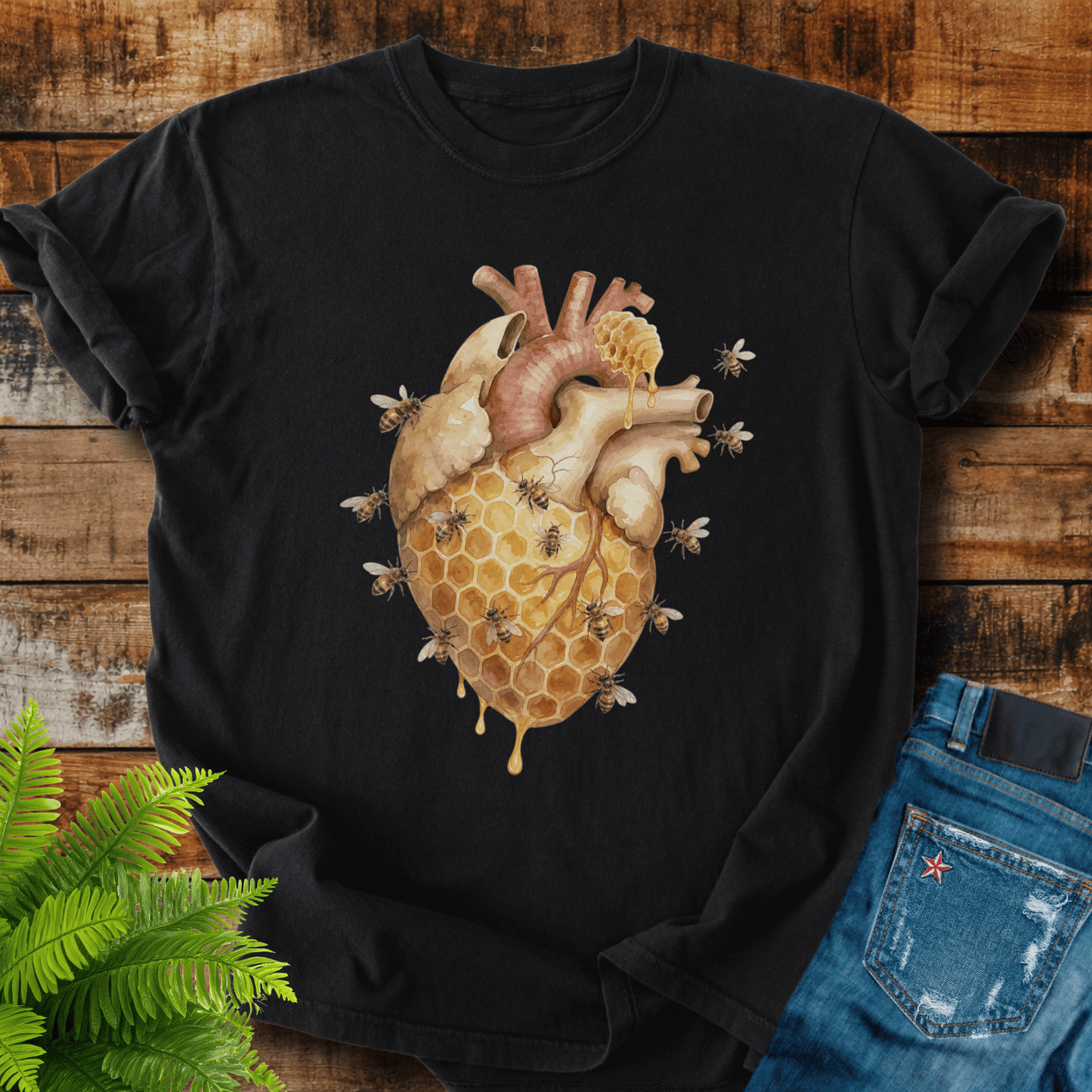 Honeycomb Heart T-shirt