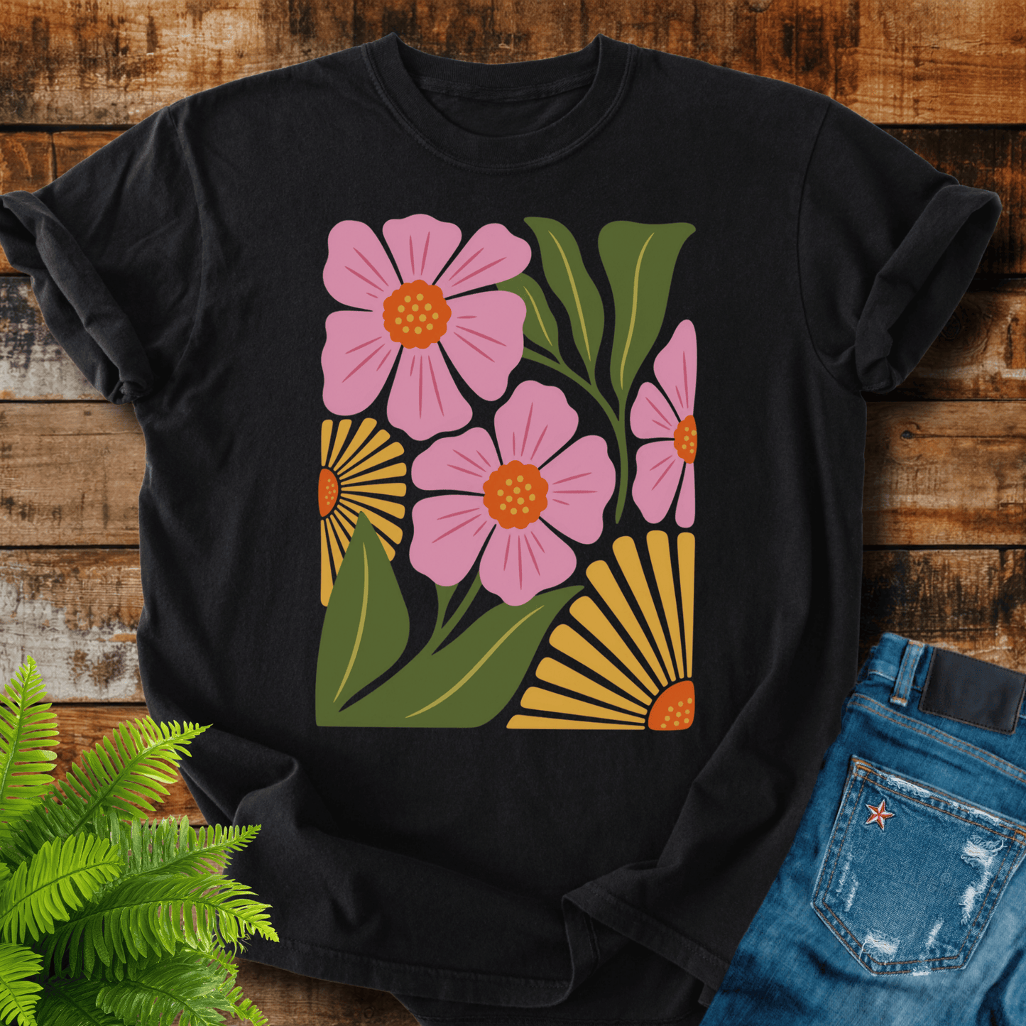 Pink Floral T-shirt