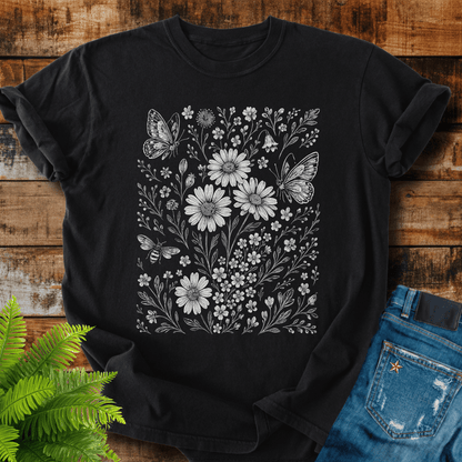 Wildflower Butterflies T-shirt