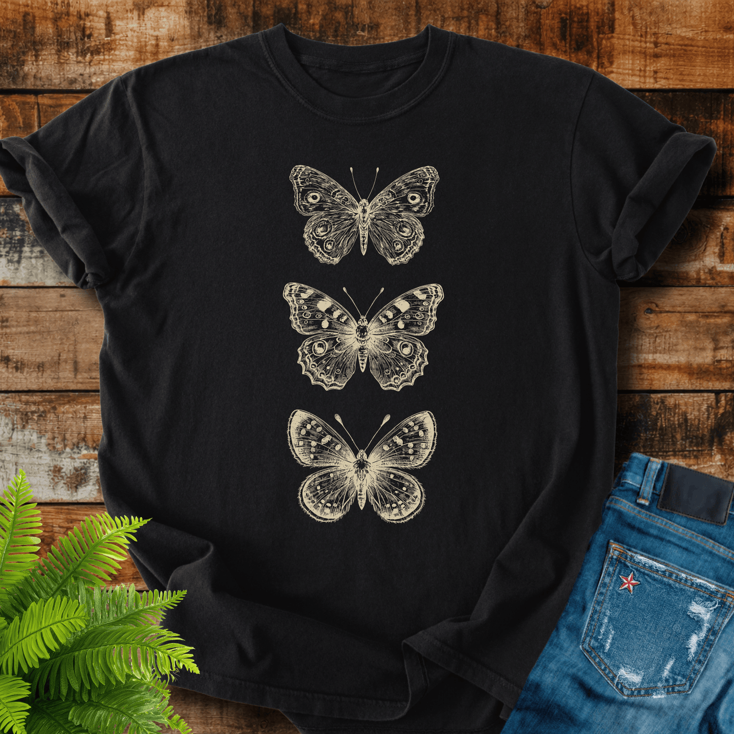 Vintage Butterflies T-shirt