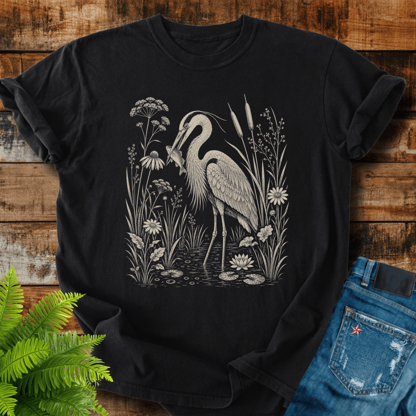 Heron Floral T-shirt
