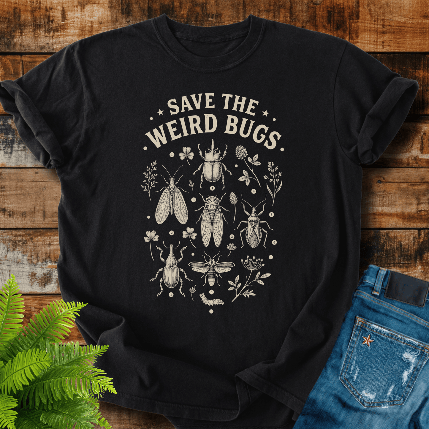 Save Weird Bugs T-shirt