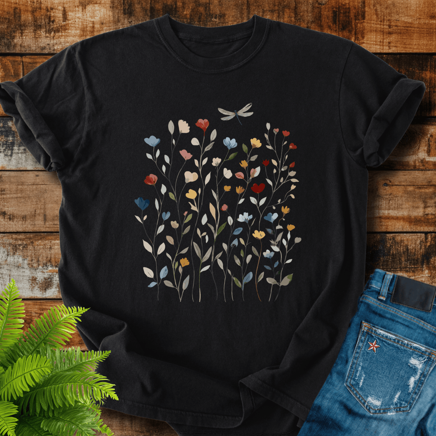 Wildflower Dragonfly T-shirt