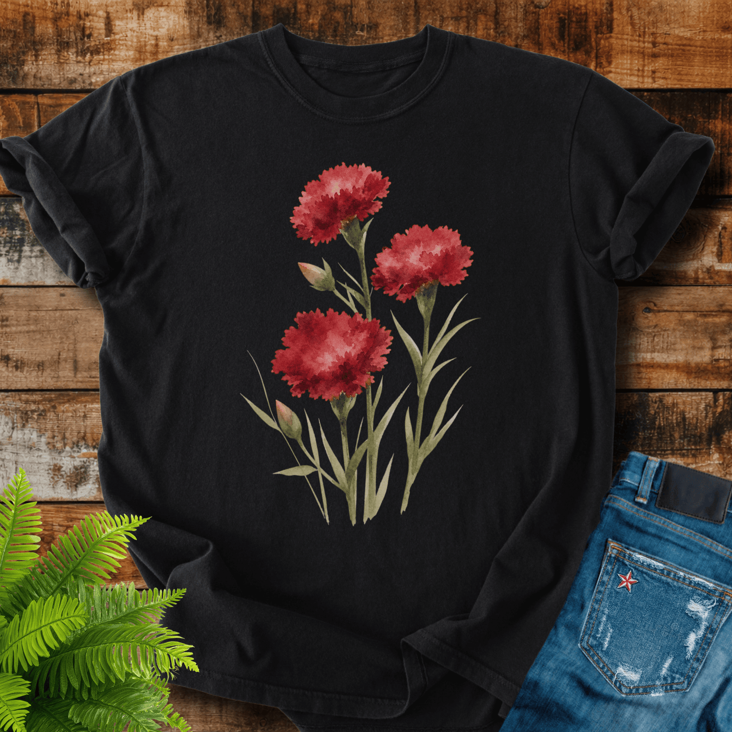 Red Carnations T-shirt